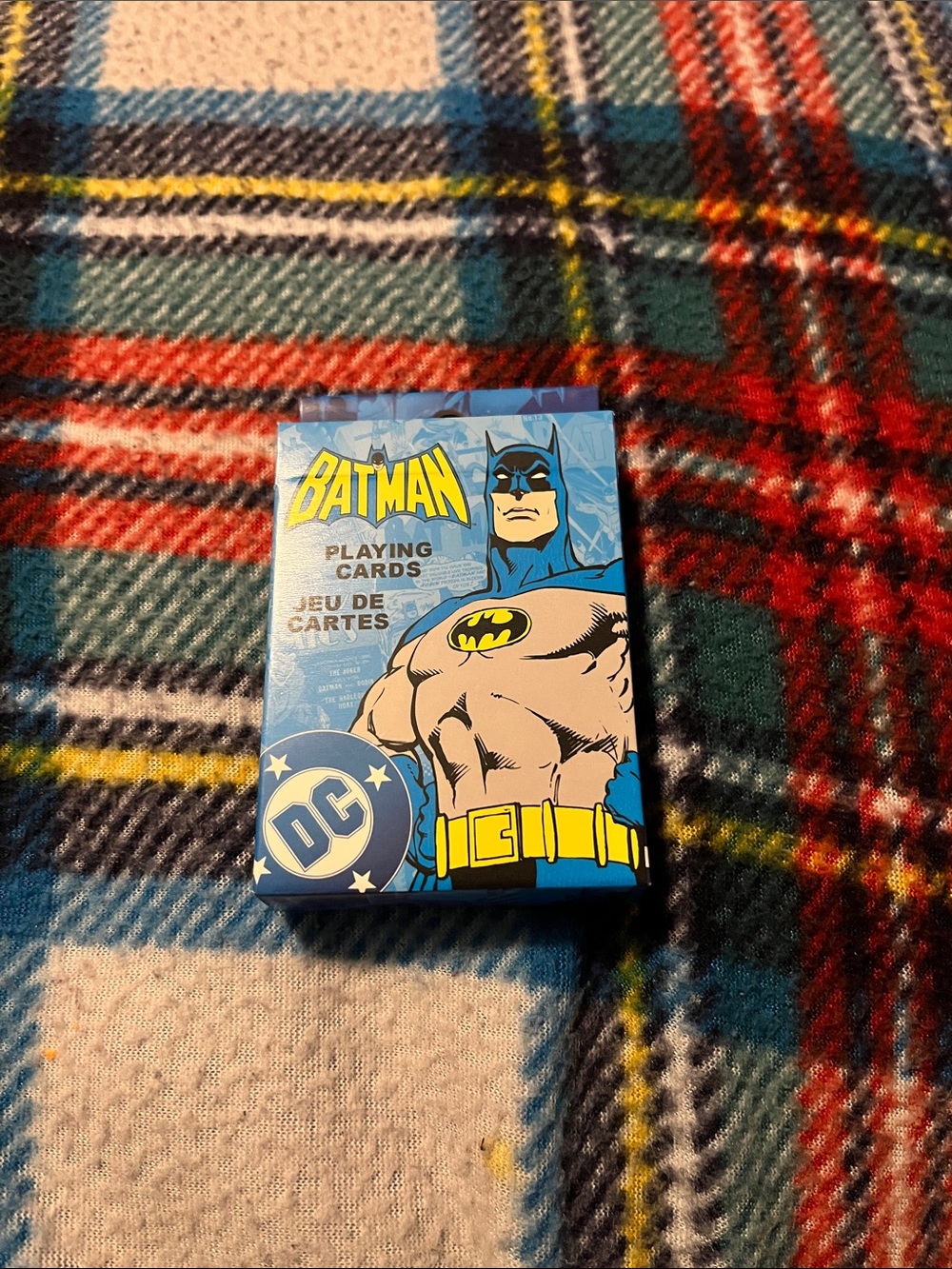 DC Comics Batman Blue and Yellow Playing Cards